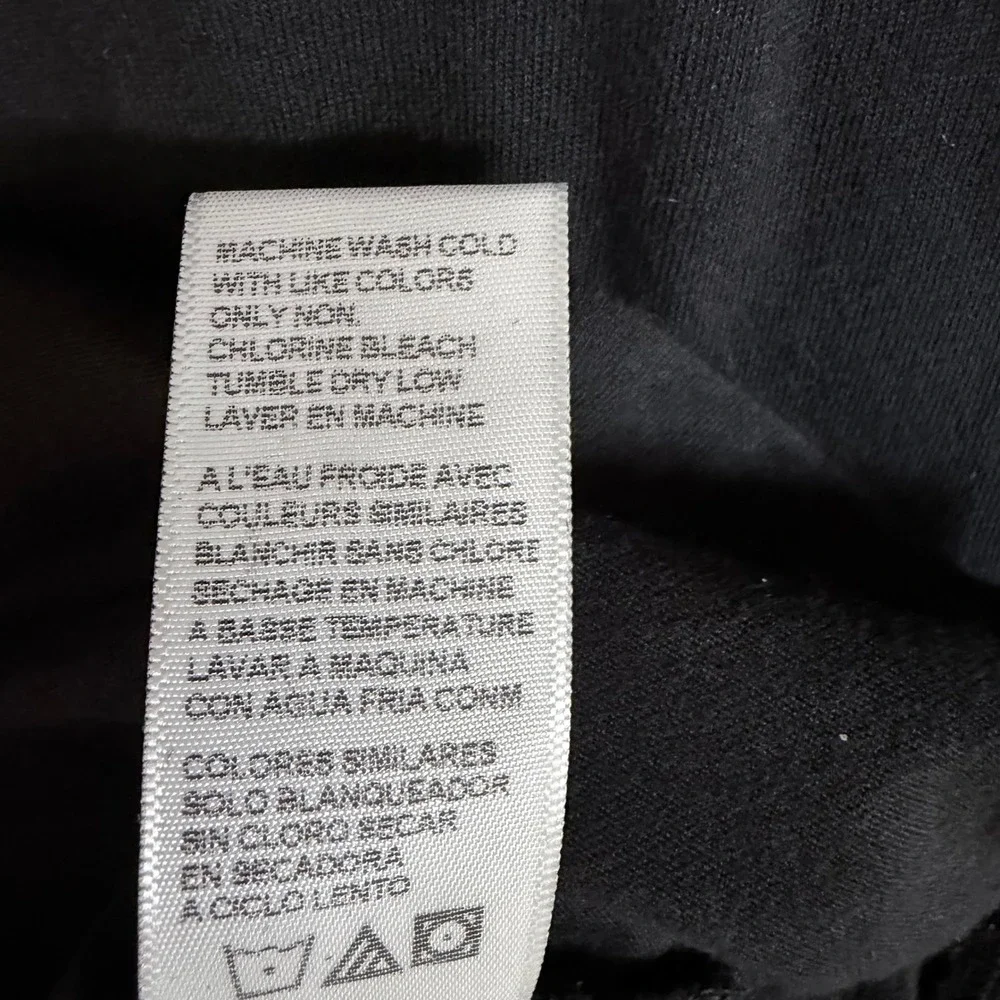 Standard James Perse Black Cotton Knit Split Neck Pencil Maxi Dress 1 Small - Picture 7 of 9